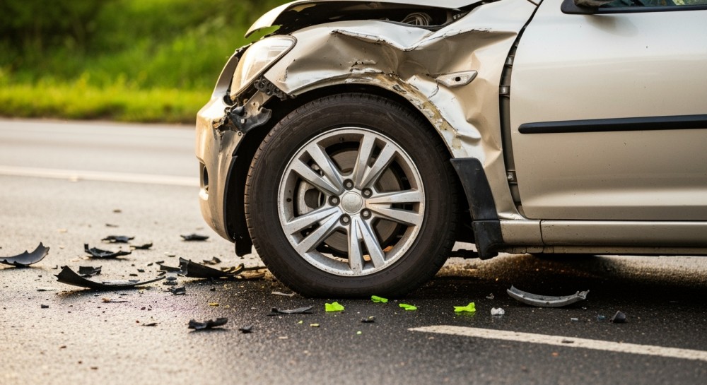 Trzy samochody w kolizji na ul. Toruńskiej w Lubawie – niebezpieczne skrzyżowanie znów dało się we znaki