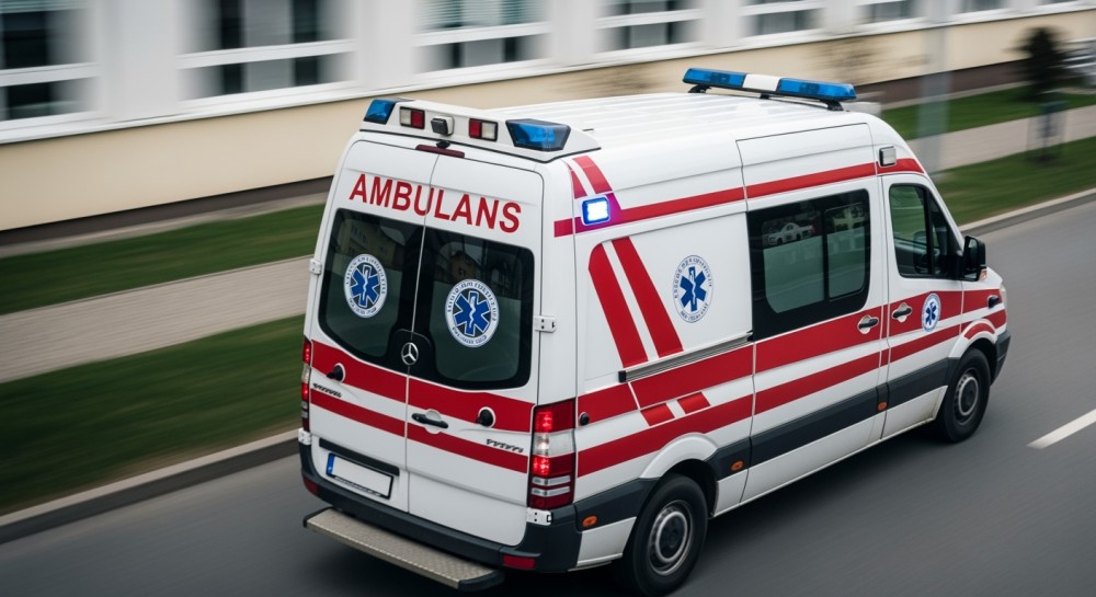 Policjanci uratowali mężczyznę przed wychłodzeniem w mroźny dzień