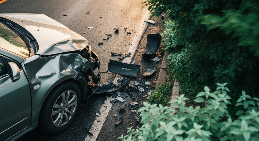 Dwa wypadki w jednym dniu: od niegroźnego do poważnego zdarzenia na drogach