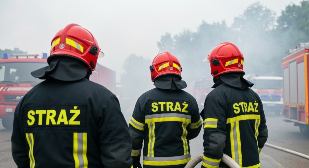 Mężczyzna spalił plastikowe odpady i zapłacił wysoki mandat