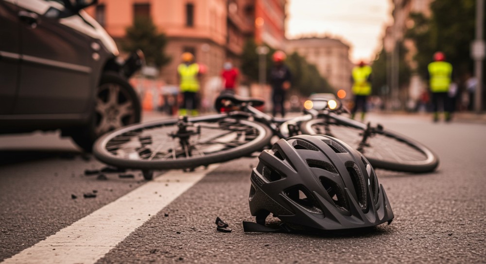 Zimowy incydent w Iławie: 58-latek na rowerze z 2 promilami alkoholu